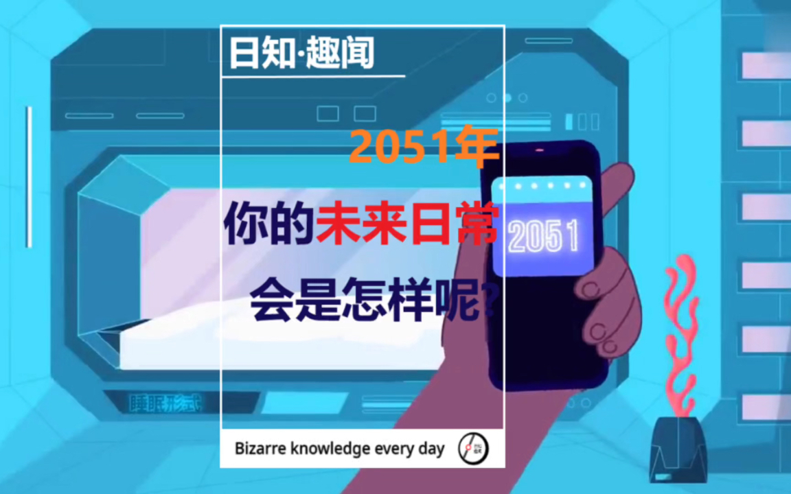 2051年你的未来日常,会是怎样的呢?看看是否超出你的想象.