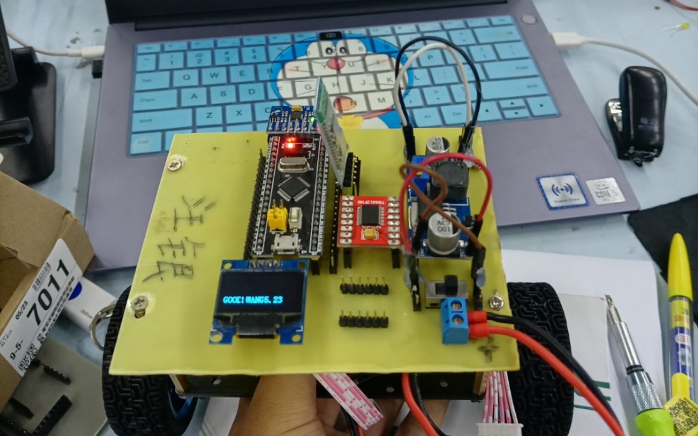 [图]stm32平衡小车制作手工主控板