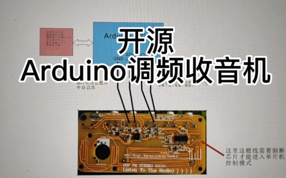 【开源】随便一个Arduino开发板就能跑的调频收音机程序来了,不需要任何安装库哦哔哩哔哩bilibili