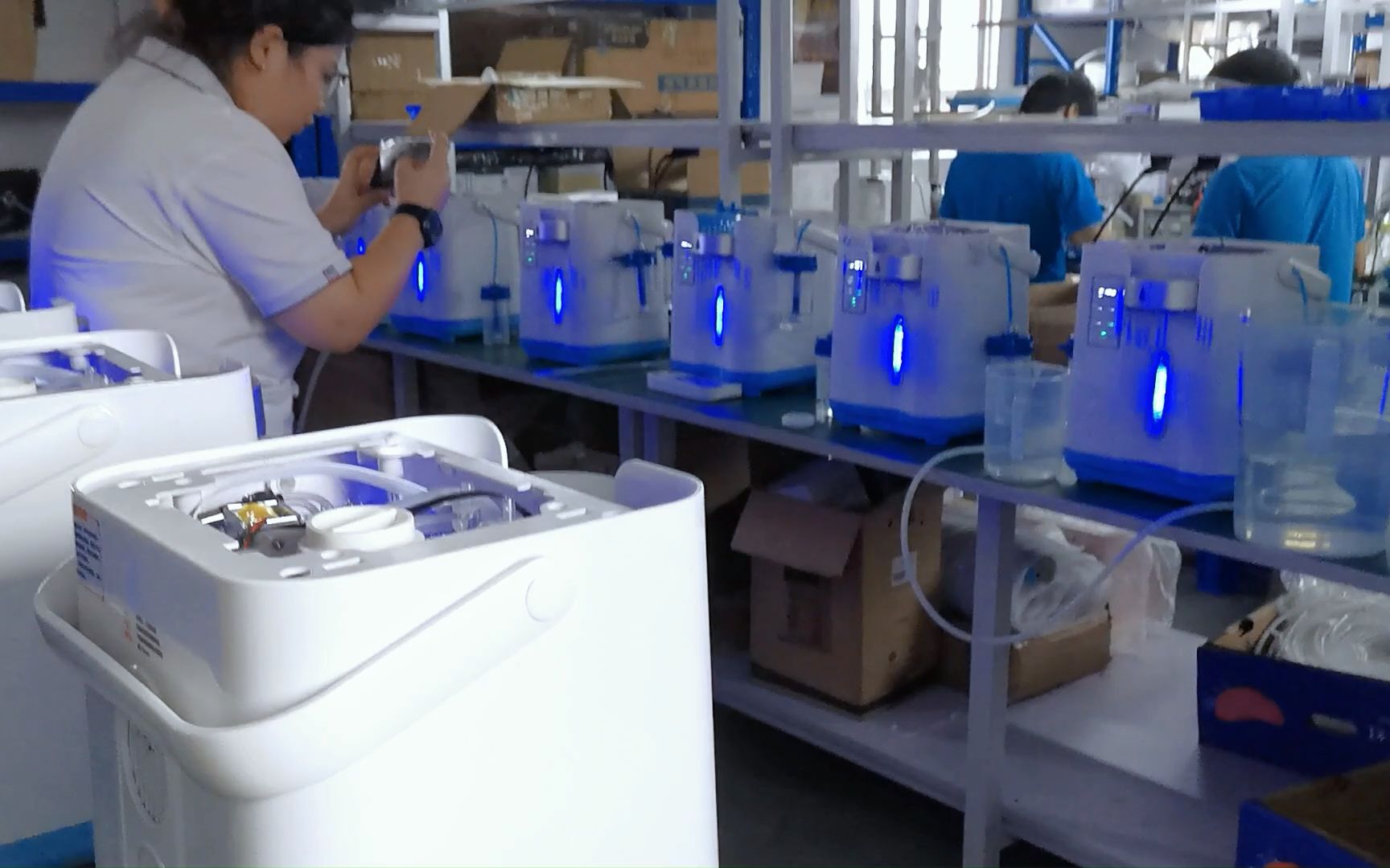 氢氧康养机吸喝一体富氢水机富氢水易拉罐自动灌装机