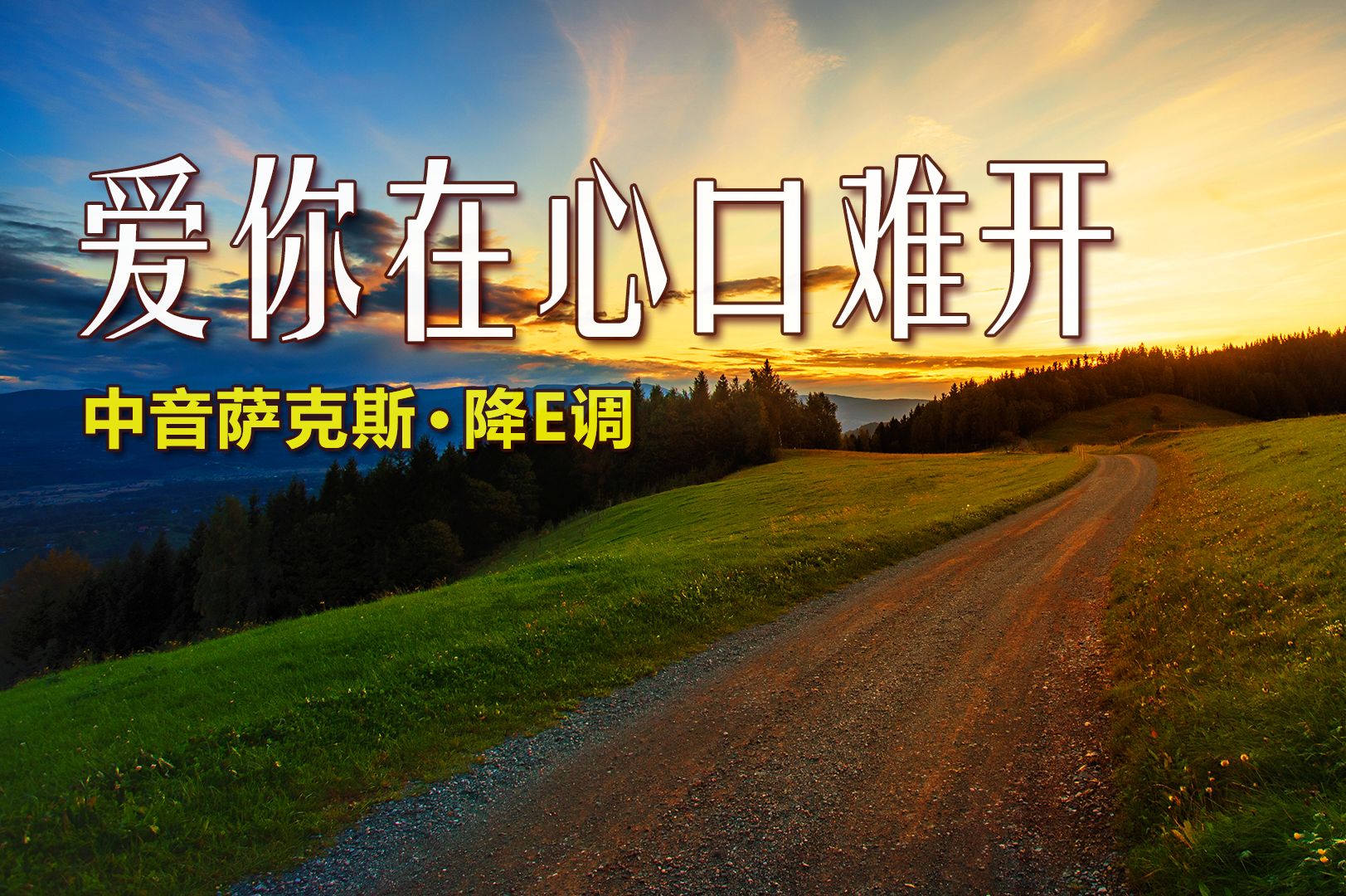 户外一曲《爱你在心口难开》,经典的旋律美妙动听,萨克斯演奏!