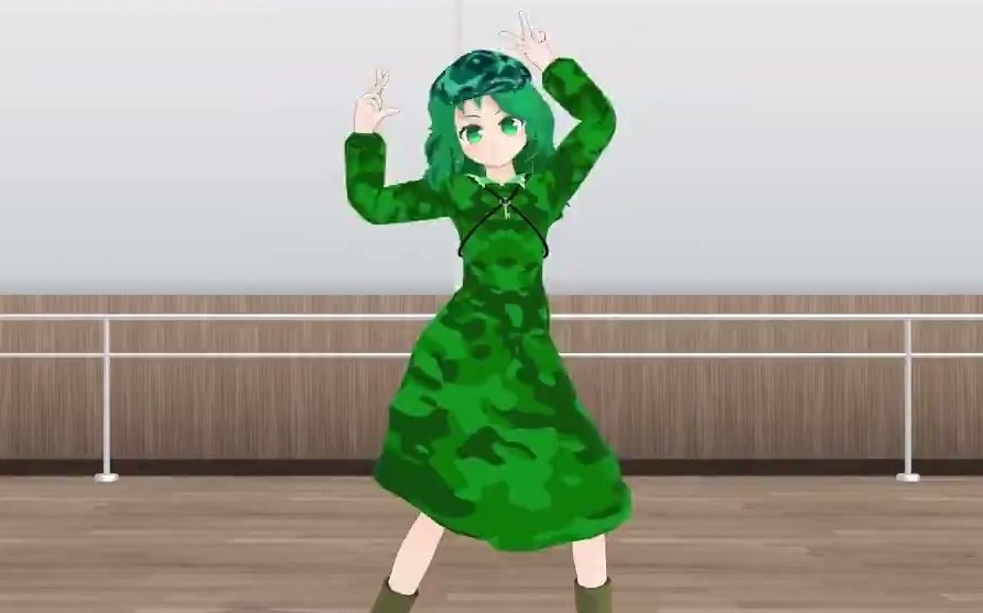 【东方mmd新模型】山城高岭动作测试_哔哩哔哩 (゜-゜)つロ 干杯