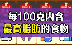 Download Video: 每100克内含最高脂肪的食物，减肥人士一定要避开