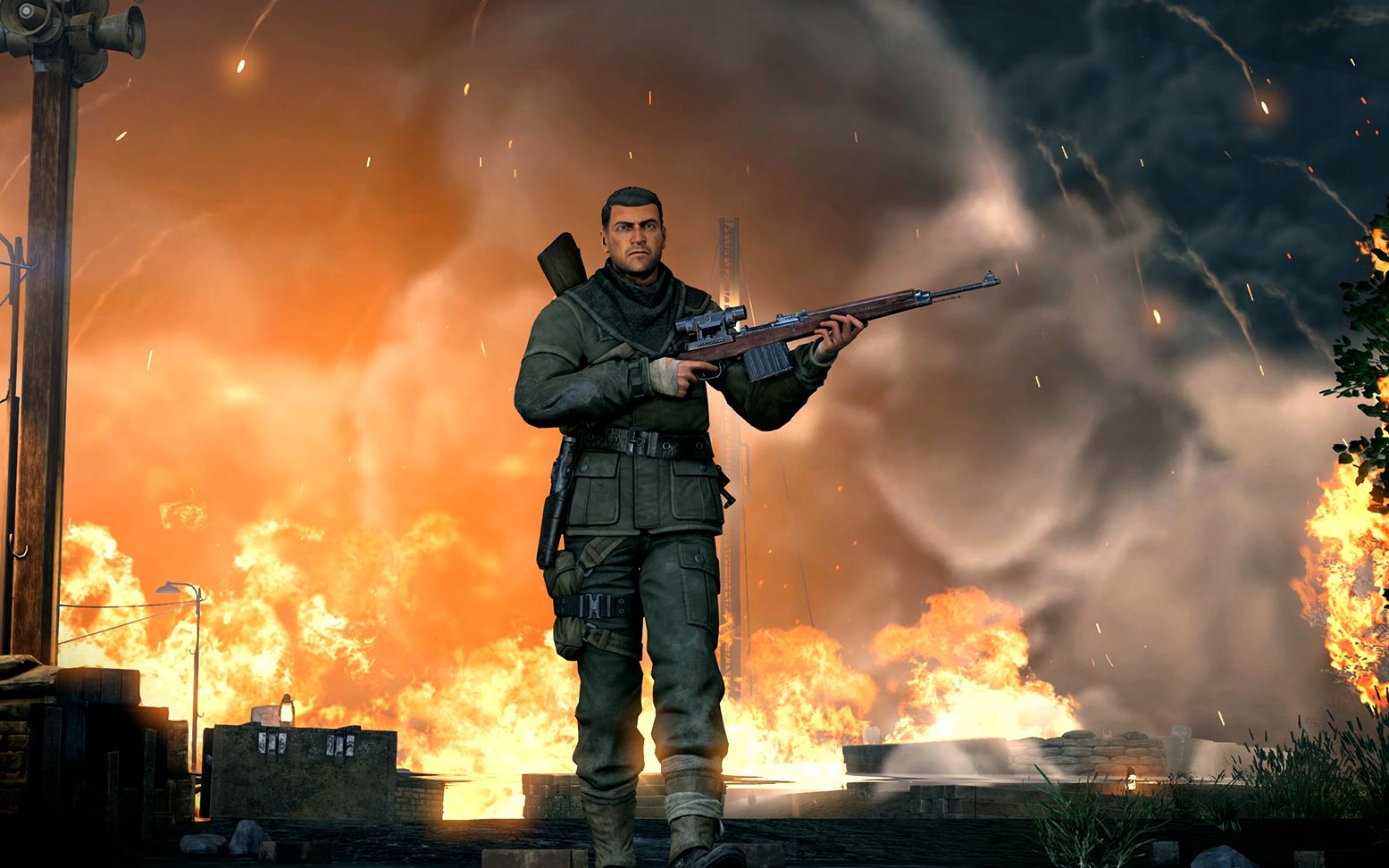 狙击精英v2 最高难度 速通第九关 克伯尼克发射场in 642