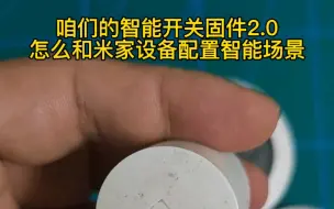 Download Video: ESP8266开发的智能开关也能在米家app设置智能场景，看完你就学会了，智能开关固件见评论区置顶评论