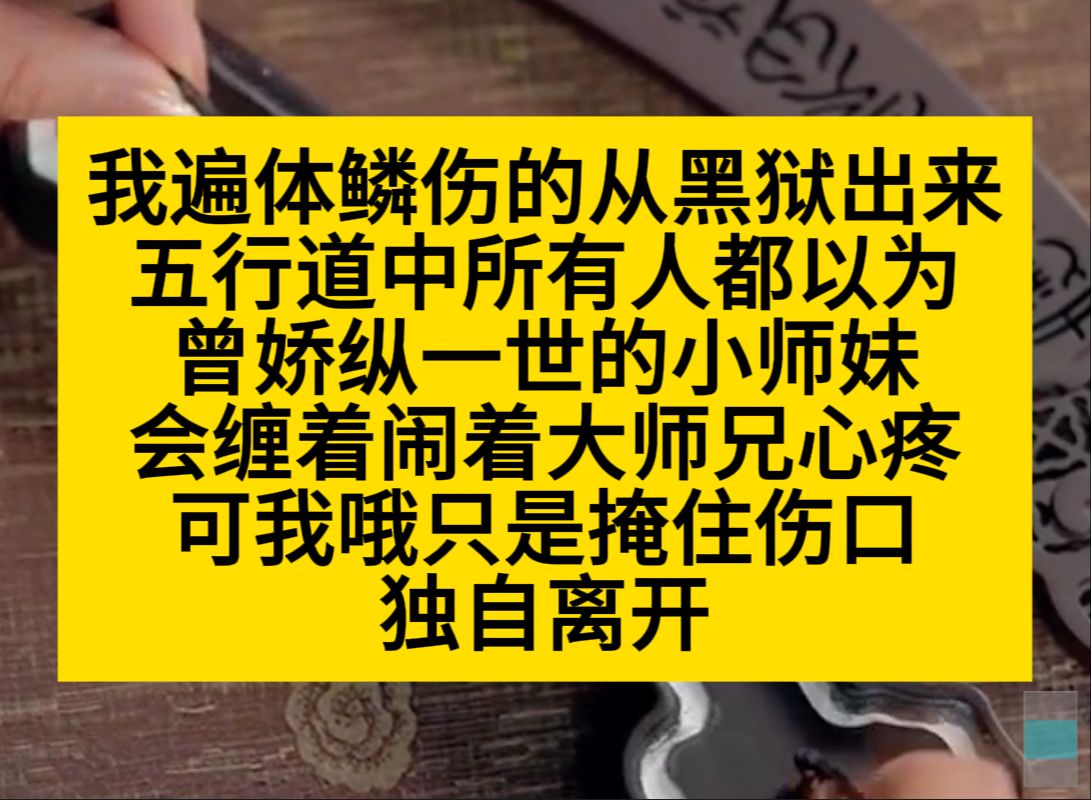 我遍体鳞伤地从黑狱出来,所有人都以为我这骄纵的小师妹会缠着大师兄心疼……小说推荐哔哩哔哩bilibili