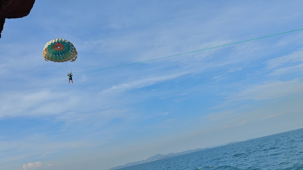 泰高兴——玩快艇滑翔伞