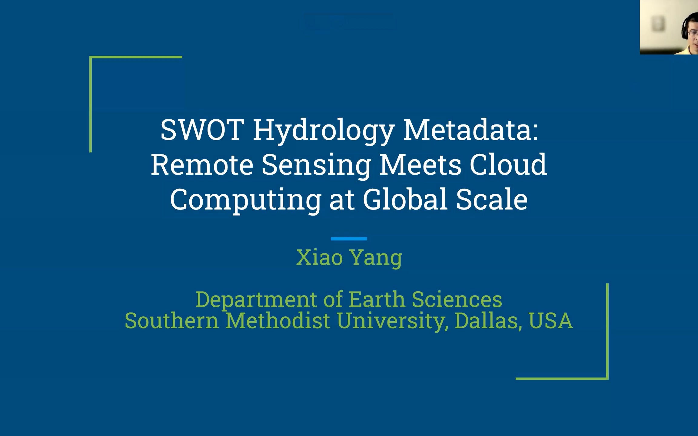 HydroTalks17|SWOT水文数据元数据:遥感技术和云计算在全球范围内的应用(杨潇,南卫理公会大学)哔哩哔哩bilibili