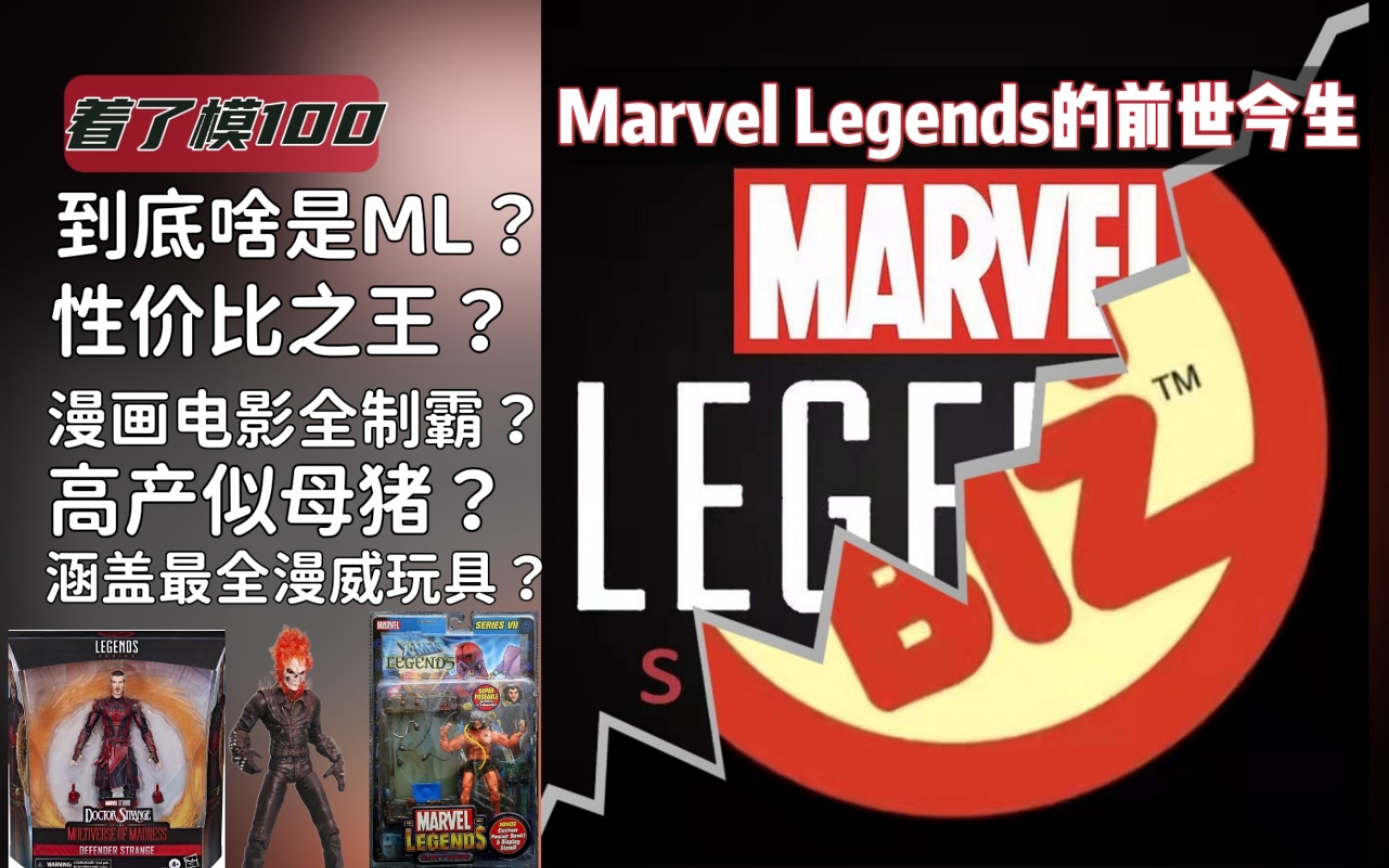 [图]【着了模100特别节目】到底啥是MarvelLegends？浅谈孩之宝漫威传奇的前世今生