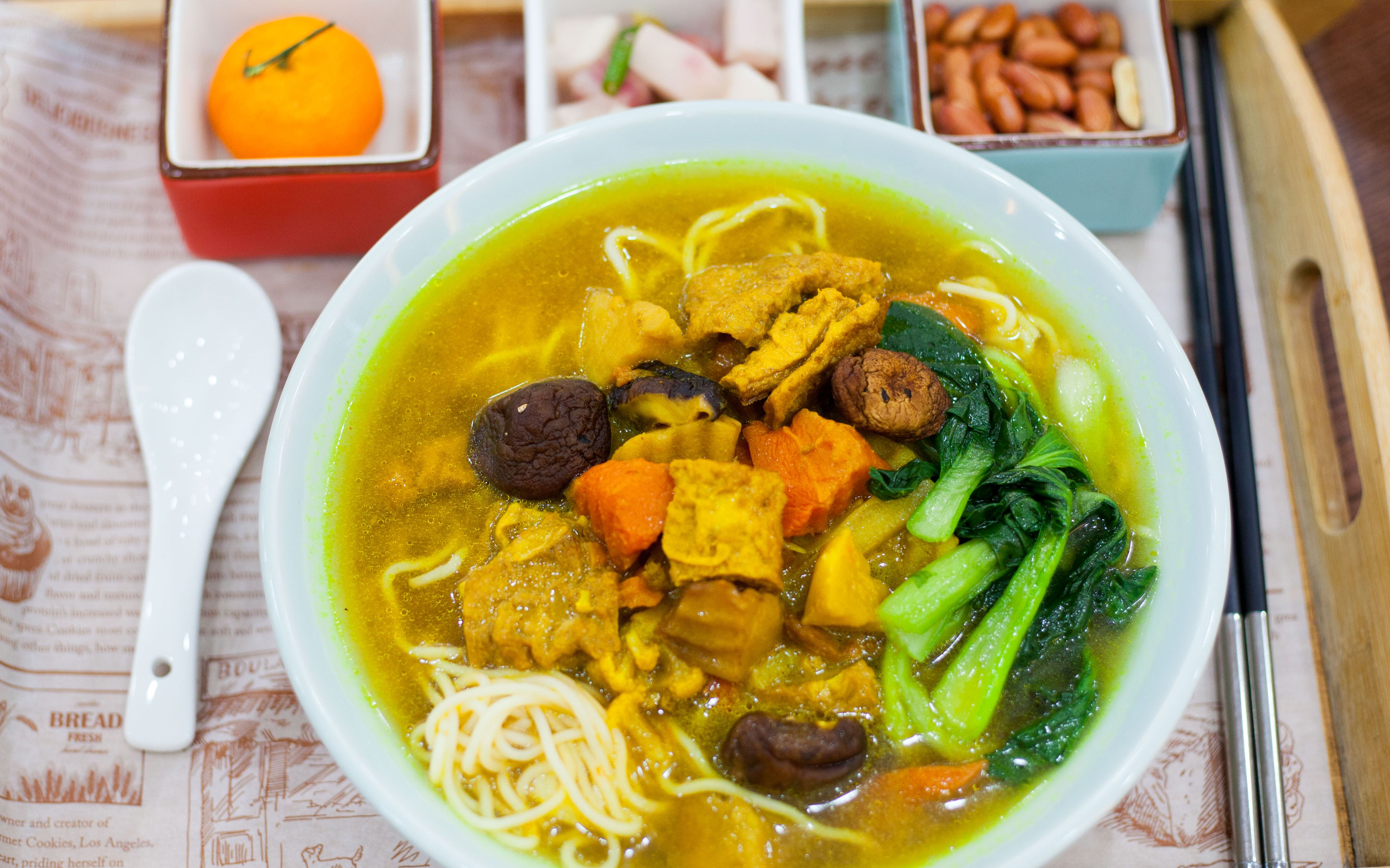 宝莲·咖喱面——宝莲寺的一碗斋面