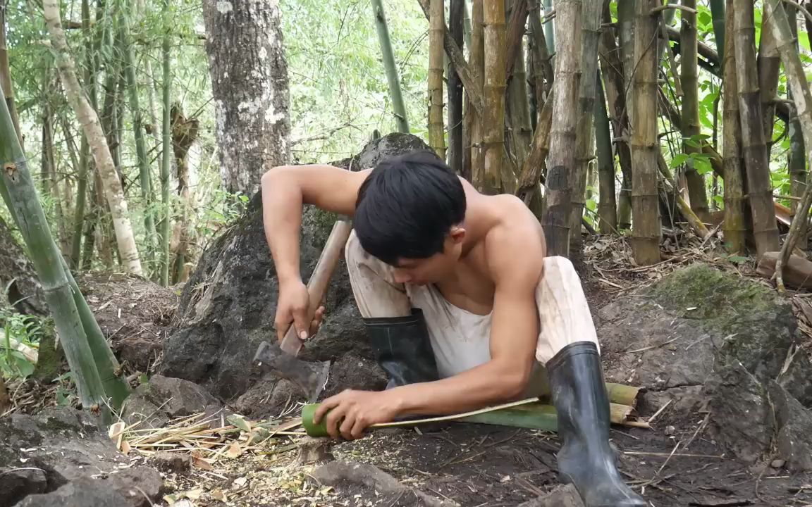 [图]手工制作捕鼠陷阱