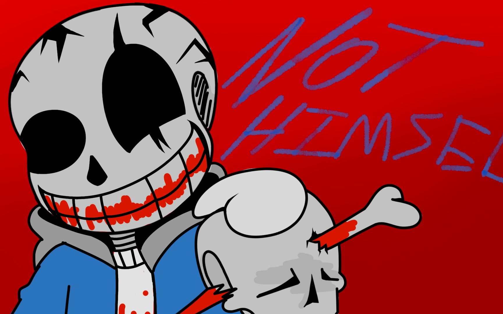 {insanity sans last experiment} not himself anymore.