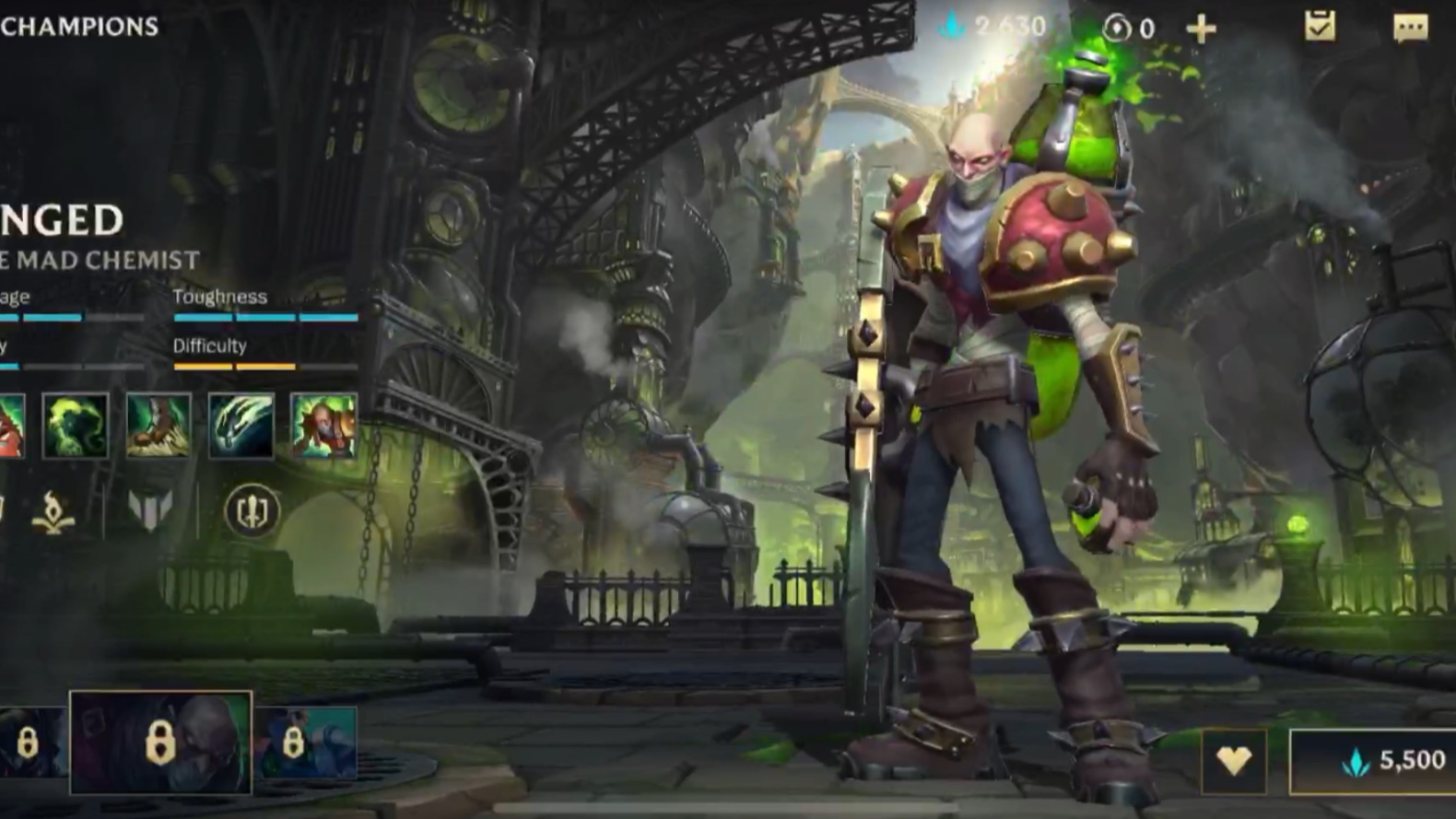 英雄联盟手游炼金皮肤特写