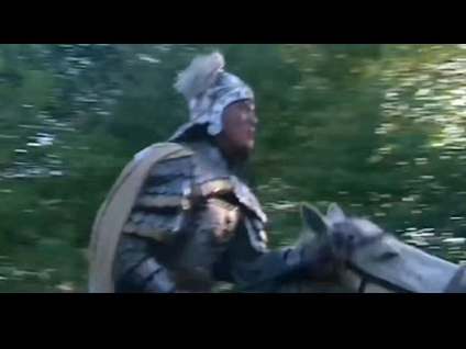 赵云大战夏侯恩,幸得曹操的青釭剑.