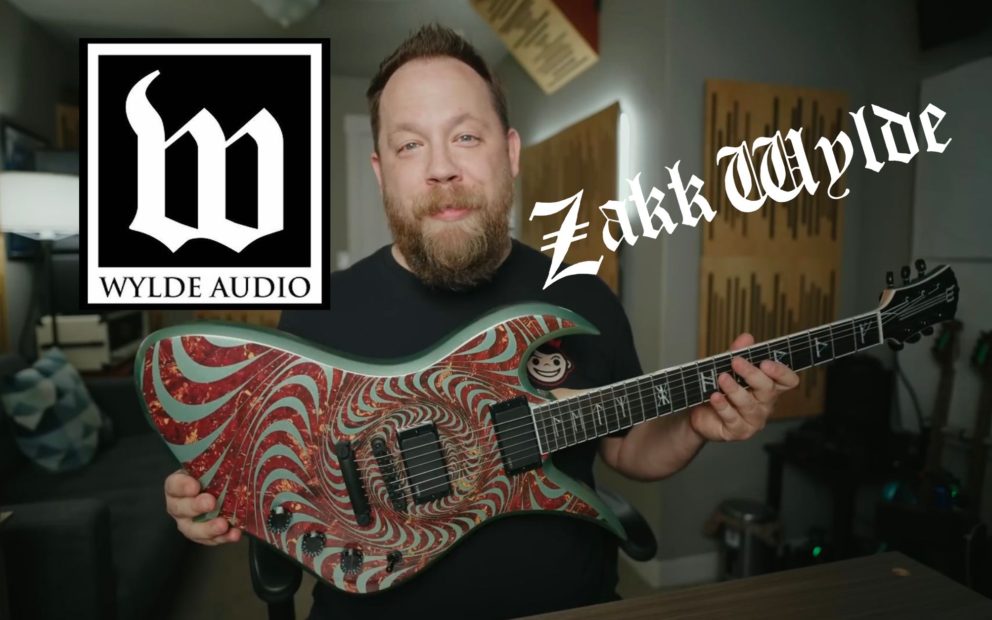 Zakk多年前开创的自己的品牌“王尔德奥丢”:"Wylde Audio"  型号Thorax哔哩哔哩bilibili