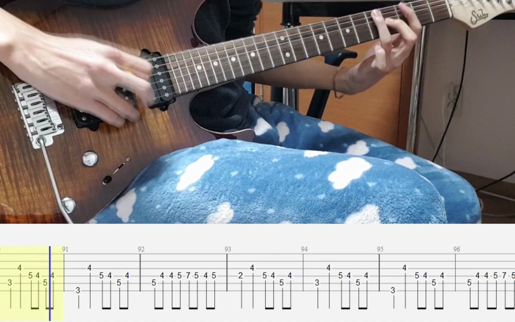 魔数41 [tab] sum41 - still waiting guitar cover