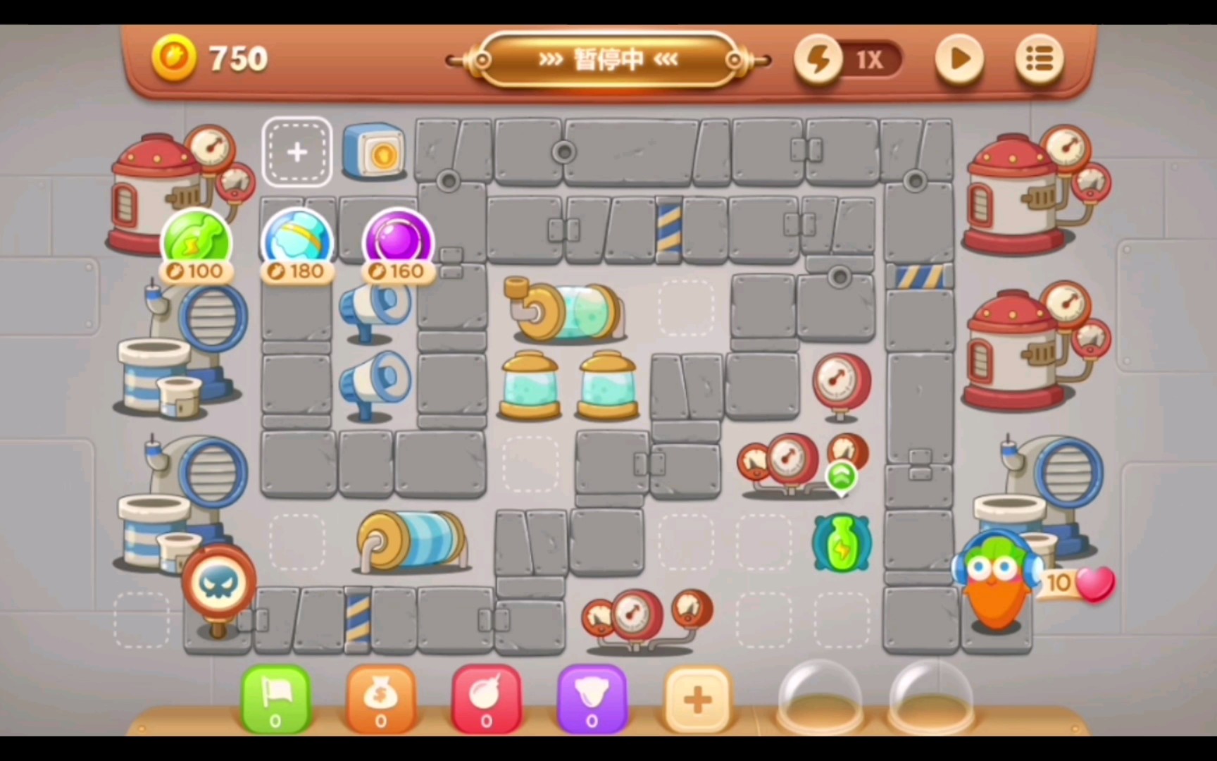 保卫萝卜3工厂第20关攻略