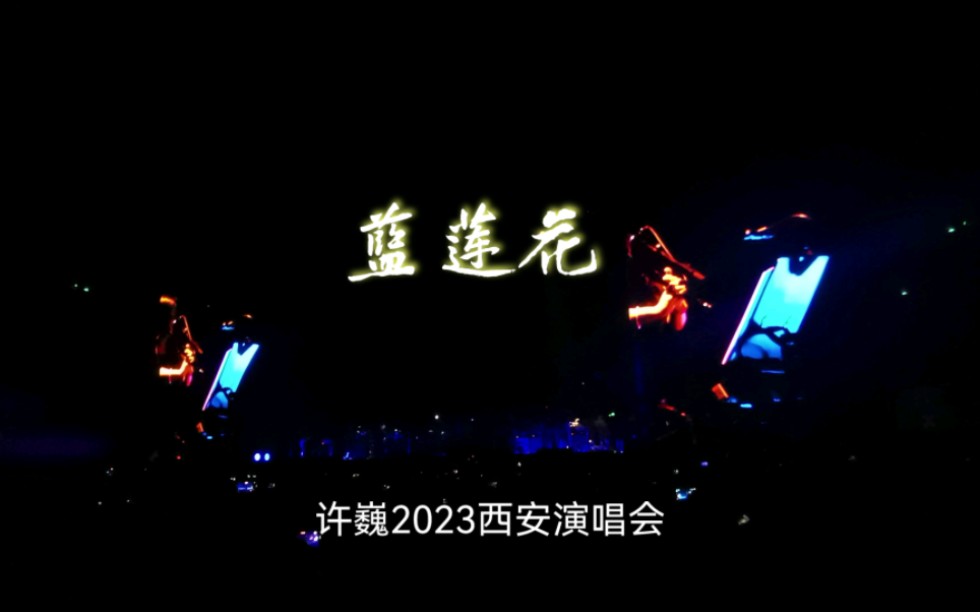 《蓝莲花》许巍2023西安演唱会