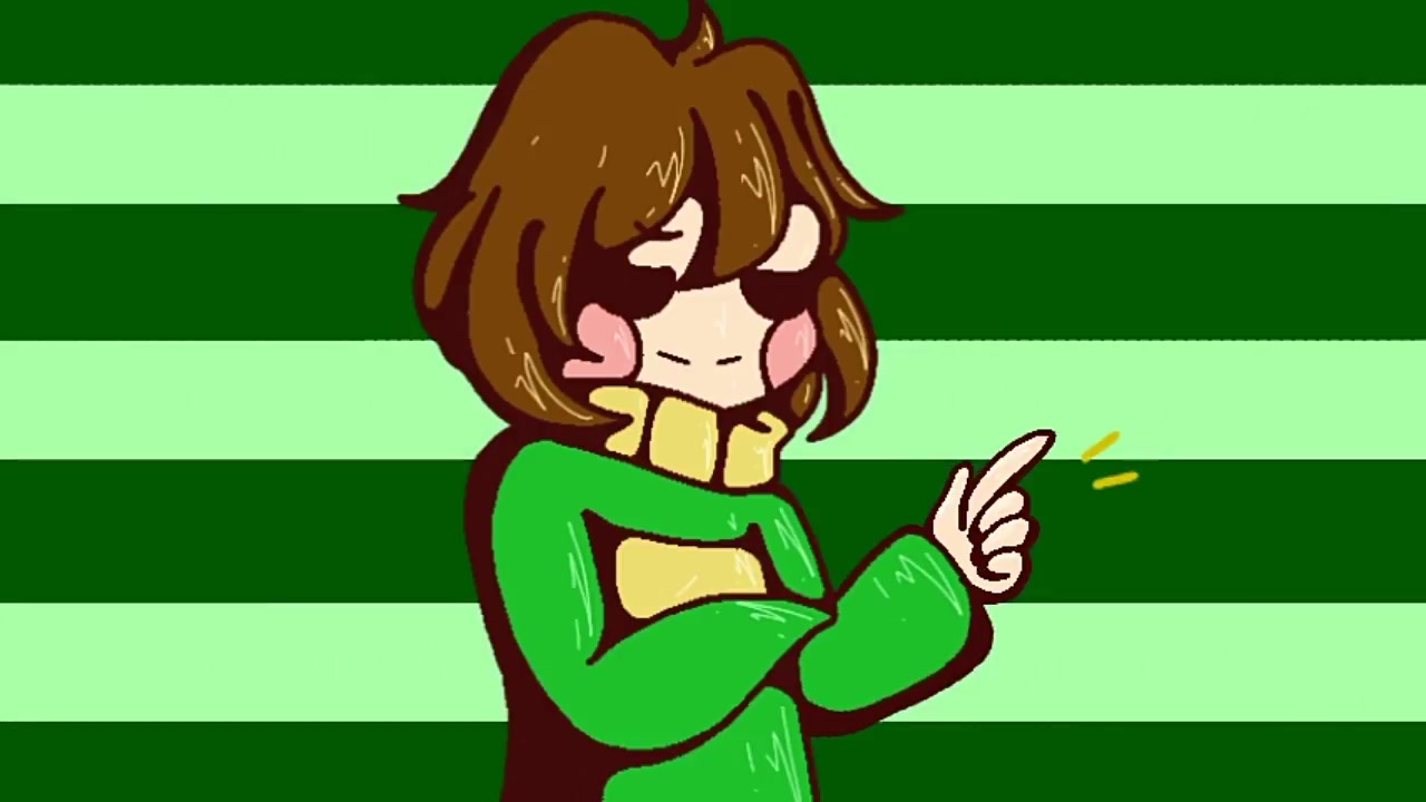 undertaleiamtheman你可能从未见过如此有攻气的chara