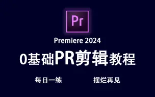 【0基础pr】值得死磕！寒假全套pr教程他来了！（保姆级0基础教程）别再去盲目自学，有这一套带你少走99%弯路！