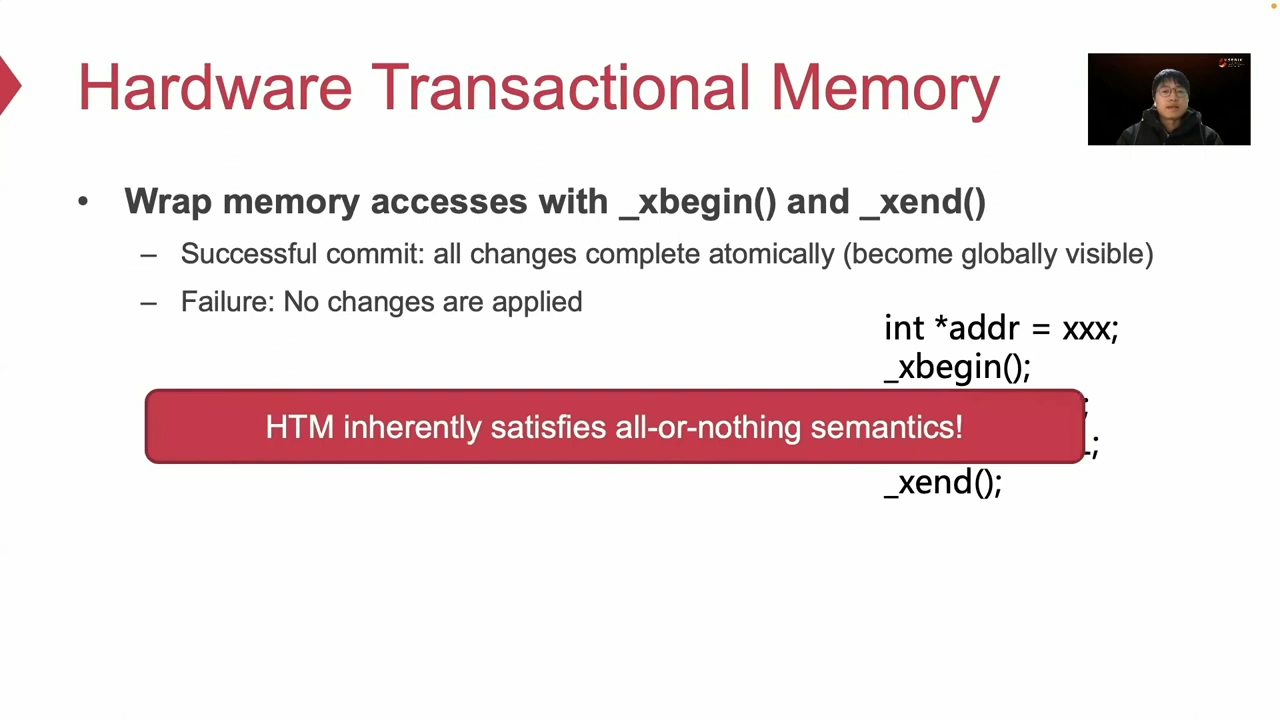 【FAST '22】 HTMFS: Strong Consistency Comes for Free with HTM in PMFSes哔哩哔哩bilibili