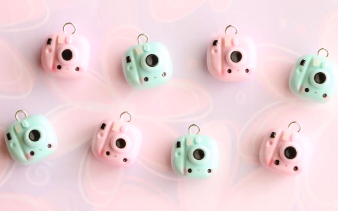 彩色粘土diy一款卡哇伊小相机,别忘了咔嚓拍两张