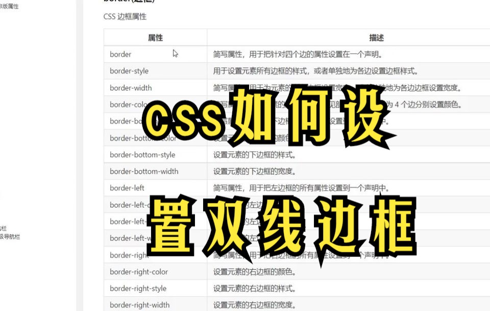 【CSS技巧】css如何设置双线边框还有人不会?快来试试吧哔哩哔哩bilibili