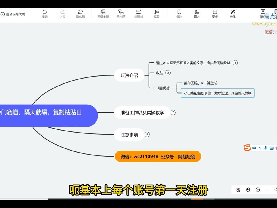 1.玩法介绍 【最新AI头条冷门赛道,隔天就爆,复制粘贴日入100400+】哔哩哔哩bilibili