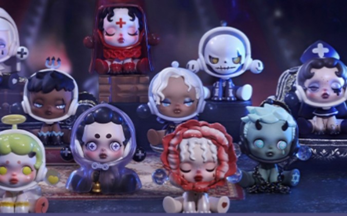 popmart泡泡玛特密林古堡系列盲盒拆整箱你来看细节呀