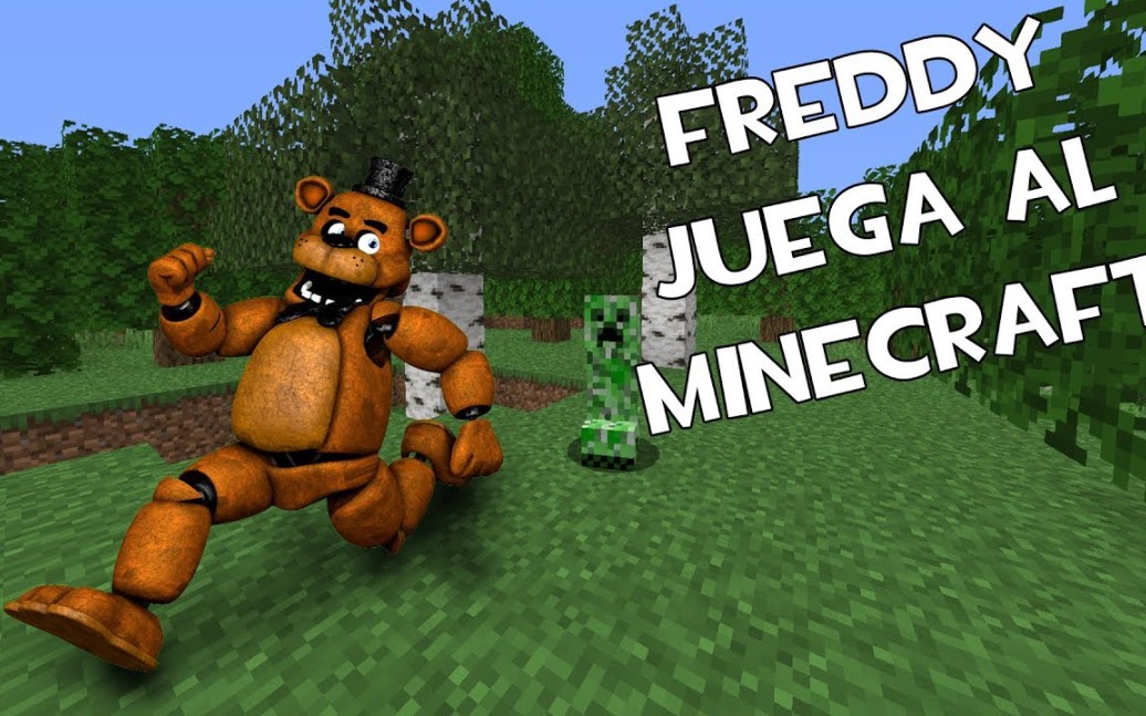 [fnaf]弗莱迪玩minecraft_哔哩哔哩 (゜-゜)つロ 干杯~-bilibili