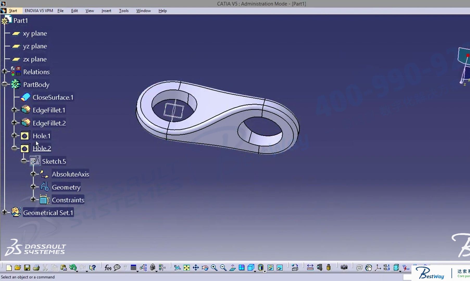 【产品功能】三维设计 | 如何使用CATIA 零件设计创建机械零件哔哩哔哩bilibili