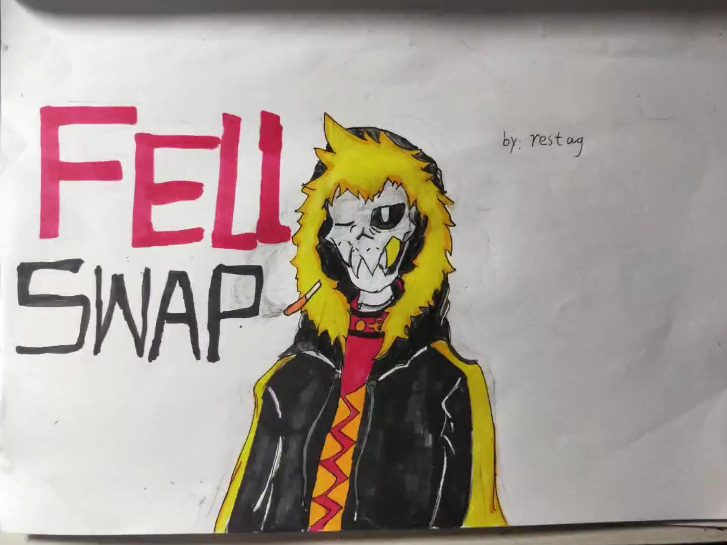 『fellswap』大狗papyrus手绘