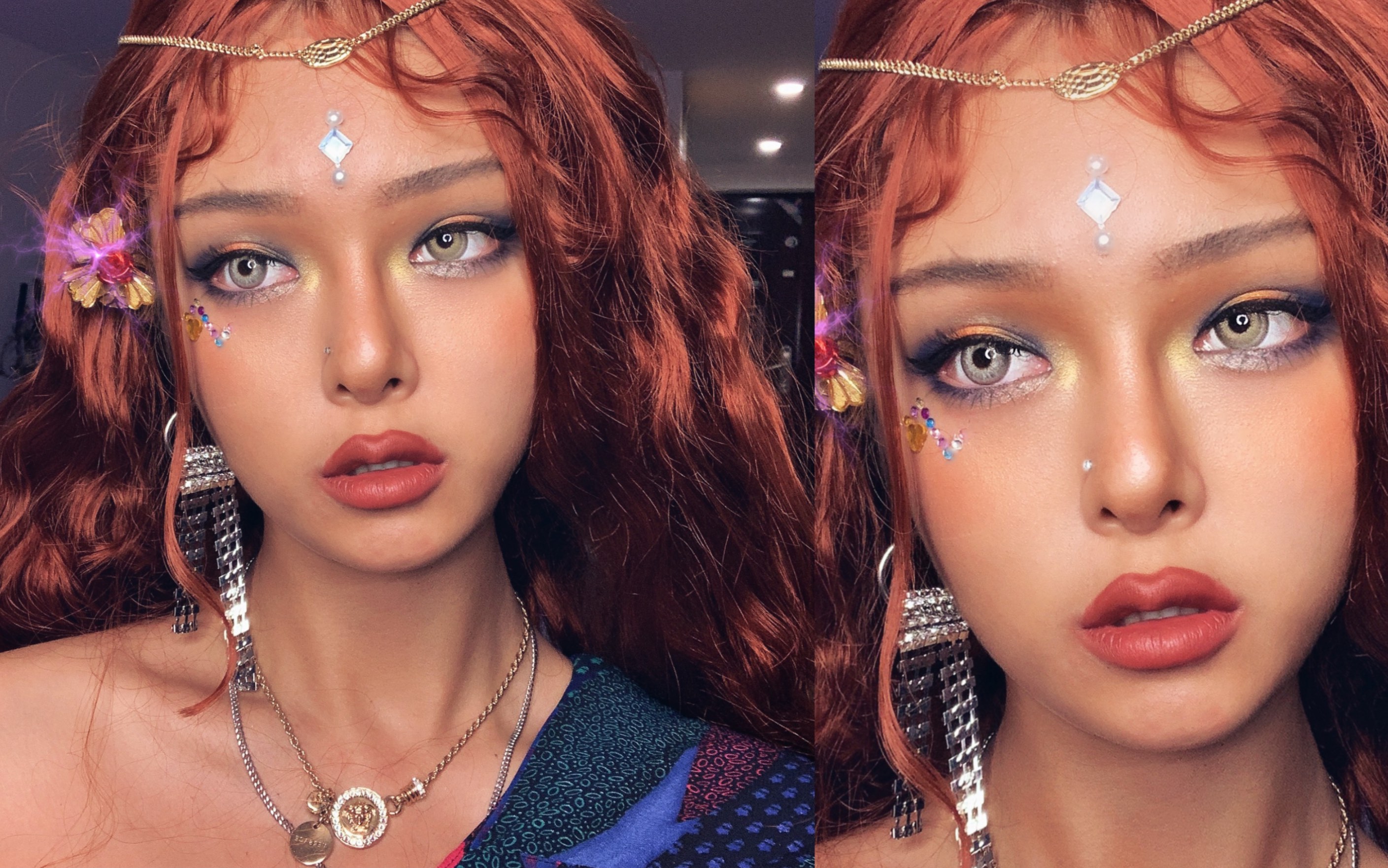 泰国公主妆皇室血统61华丽黑皮泰语相声美妆教学