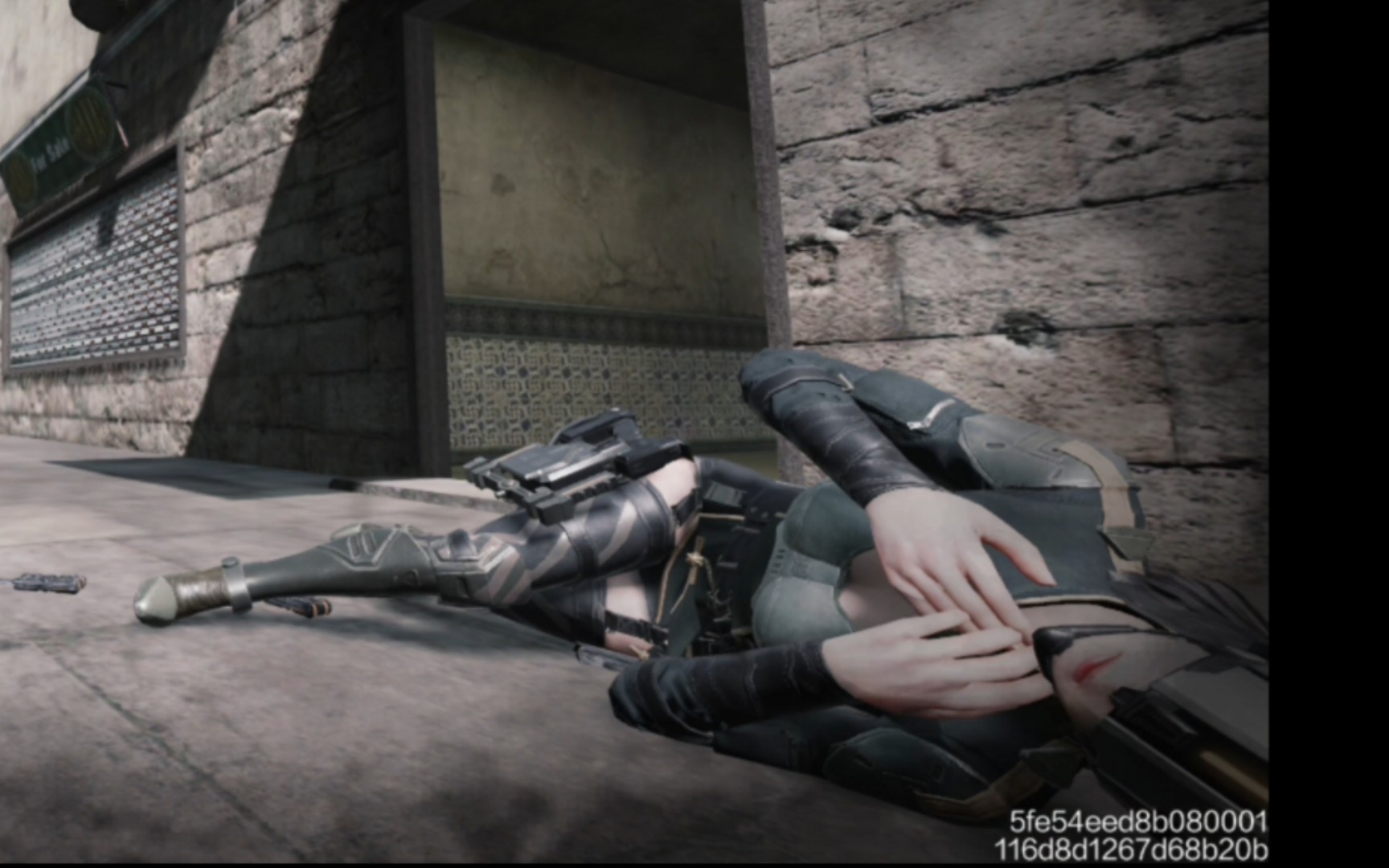 codm 使命召唤手游 荷光者单人训练模式 受击倒地姿势 r向