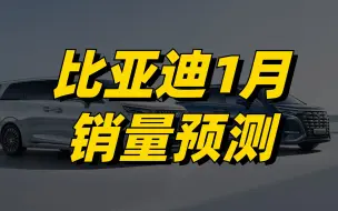 Download Video: 比亚迪1月销量预测：渗透率或接近50%，腾势D9保三争一