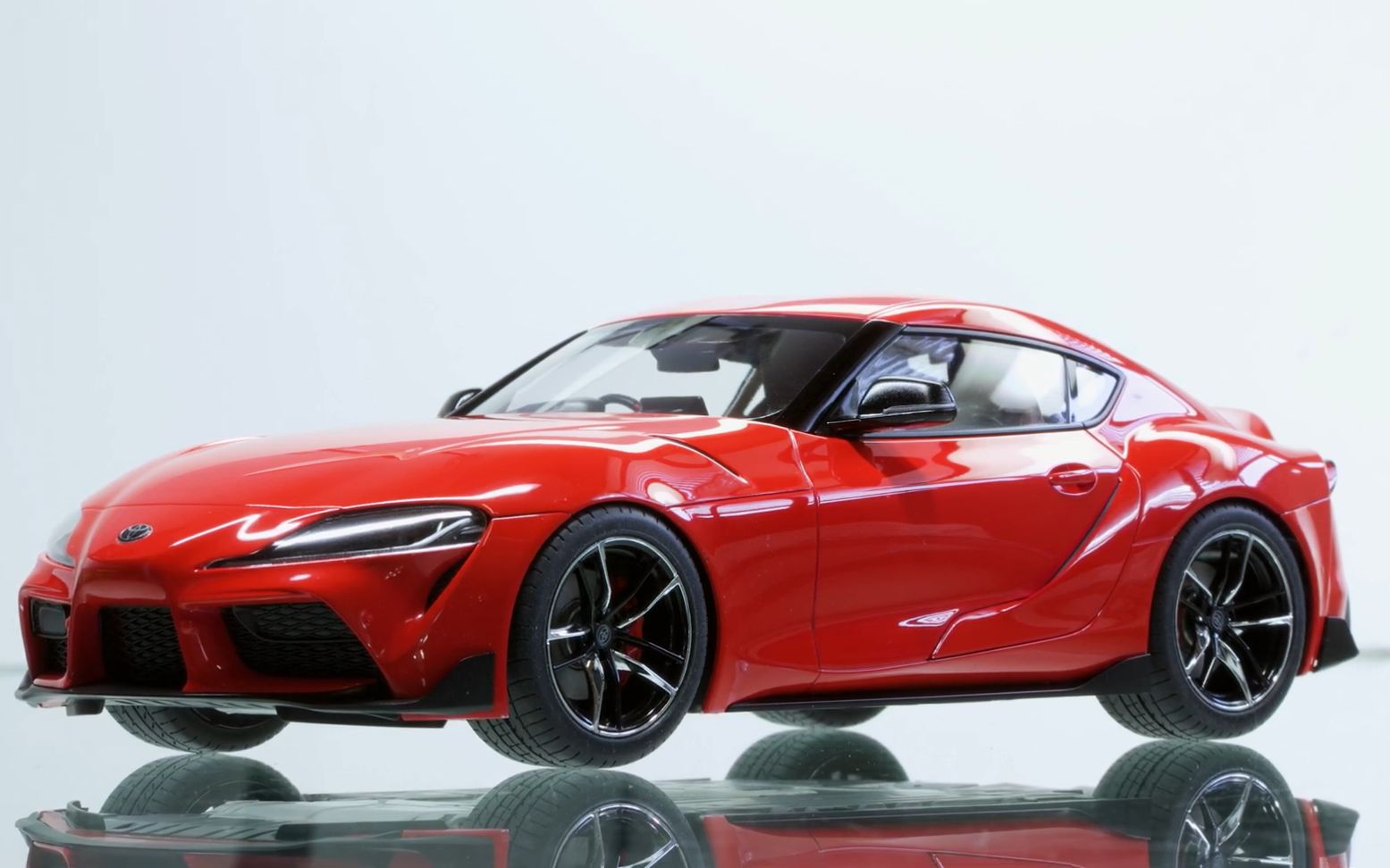 田宫1/24比例 丰田新牛魔王supra模型制作记录-青22(下半部分)