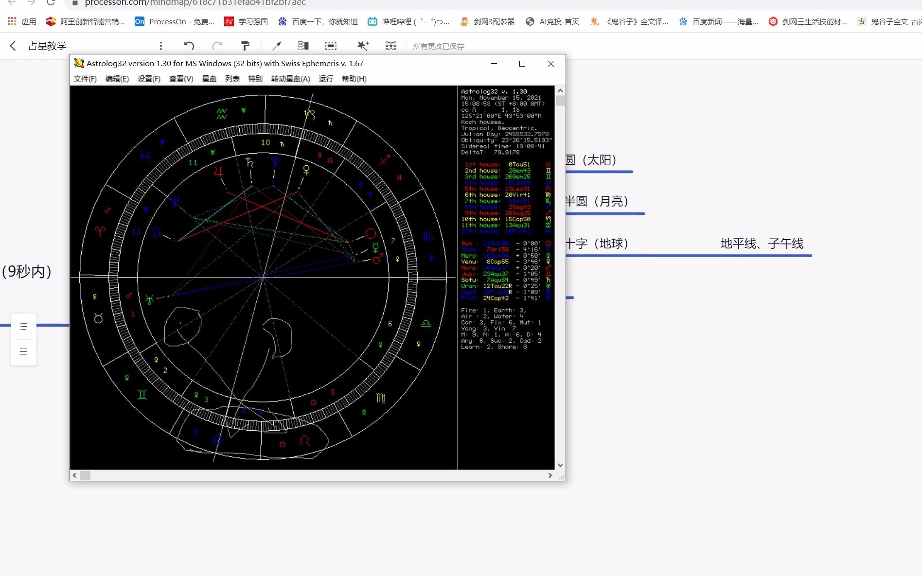 [图]从零开始学占星-行星符号上-20211115