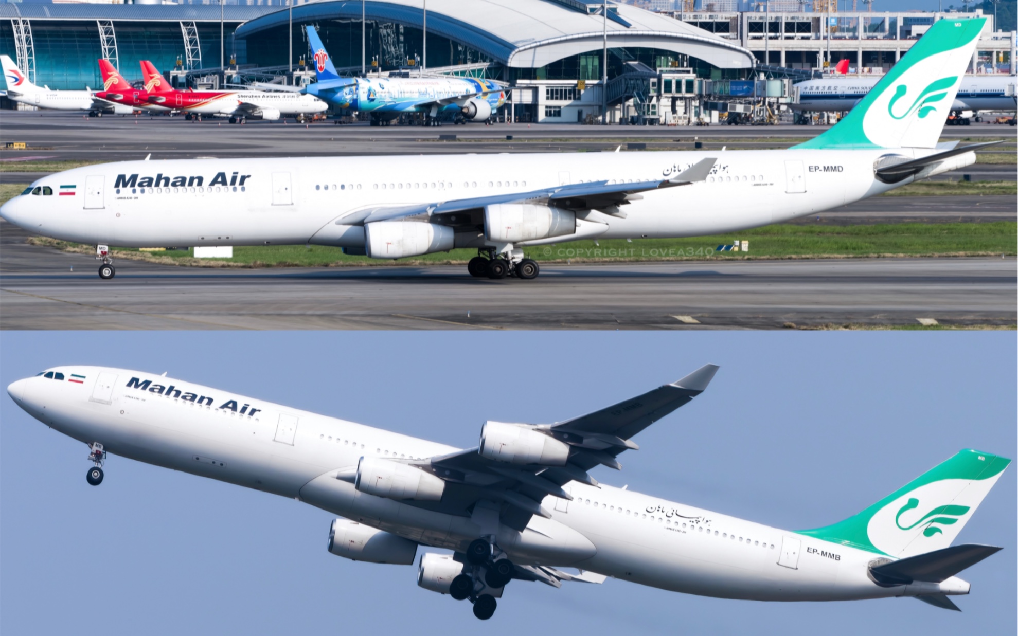 起飞不收轮马汉航空a340300epmmb广州白云机场19起飞epmmd20l落地