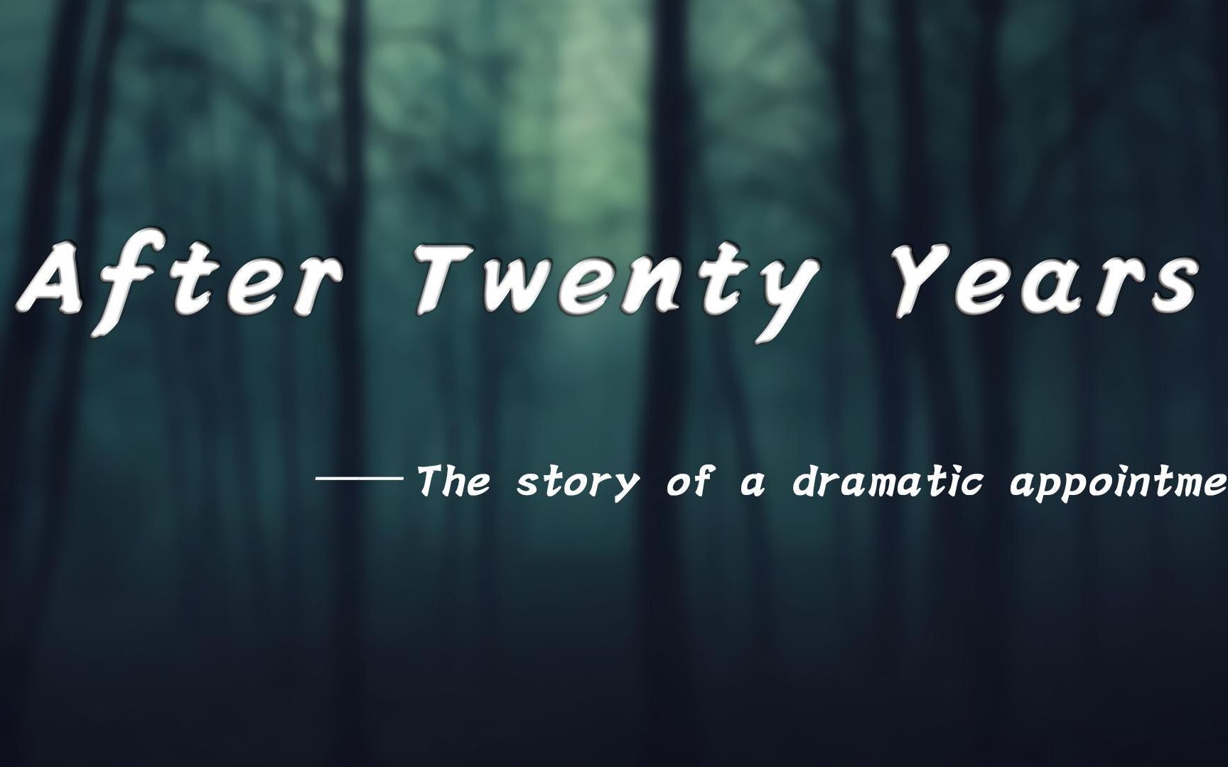 英语话剧《After Twenty Years》【wty19】哔哩哔哩bilibili