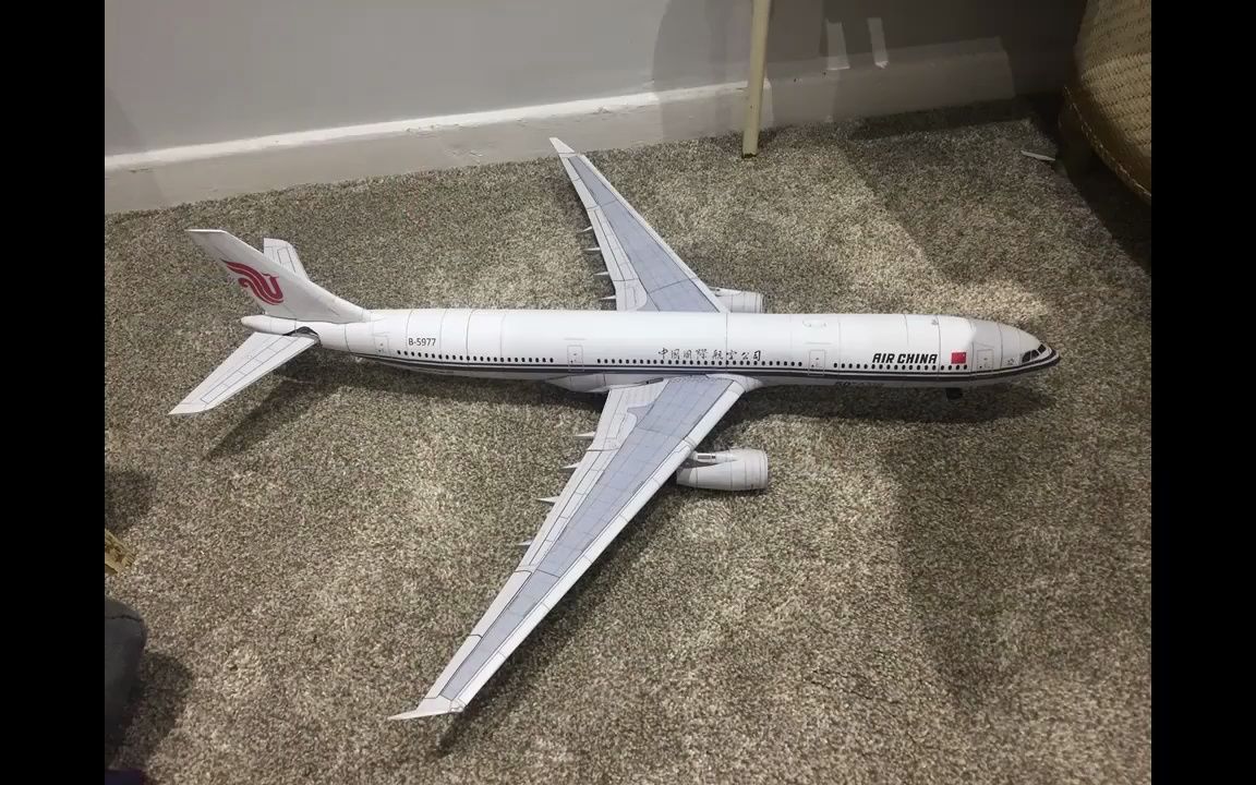 空客A330 Air China 中国国航纸模型制作[PCIG]哔哩哔哩bilibili