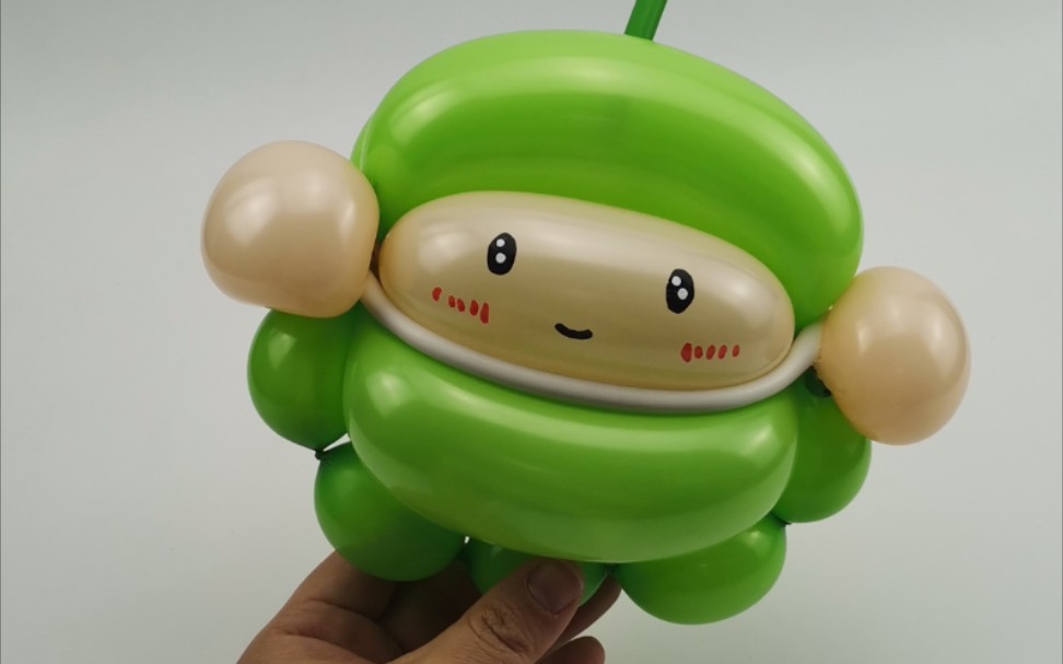 春天宝宝卡通造型分享,四泡结卡通造型选择长条气球魔术气球!