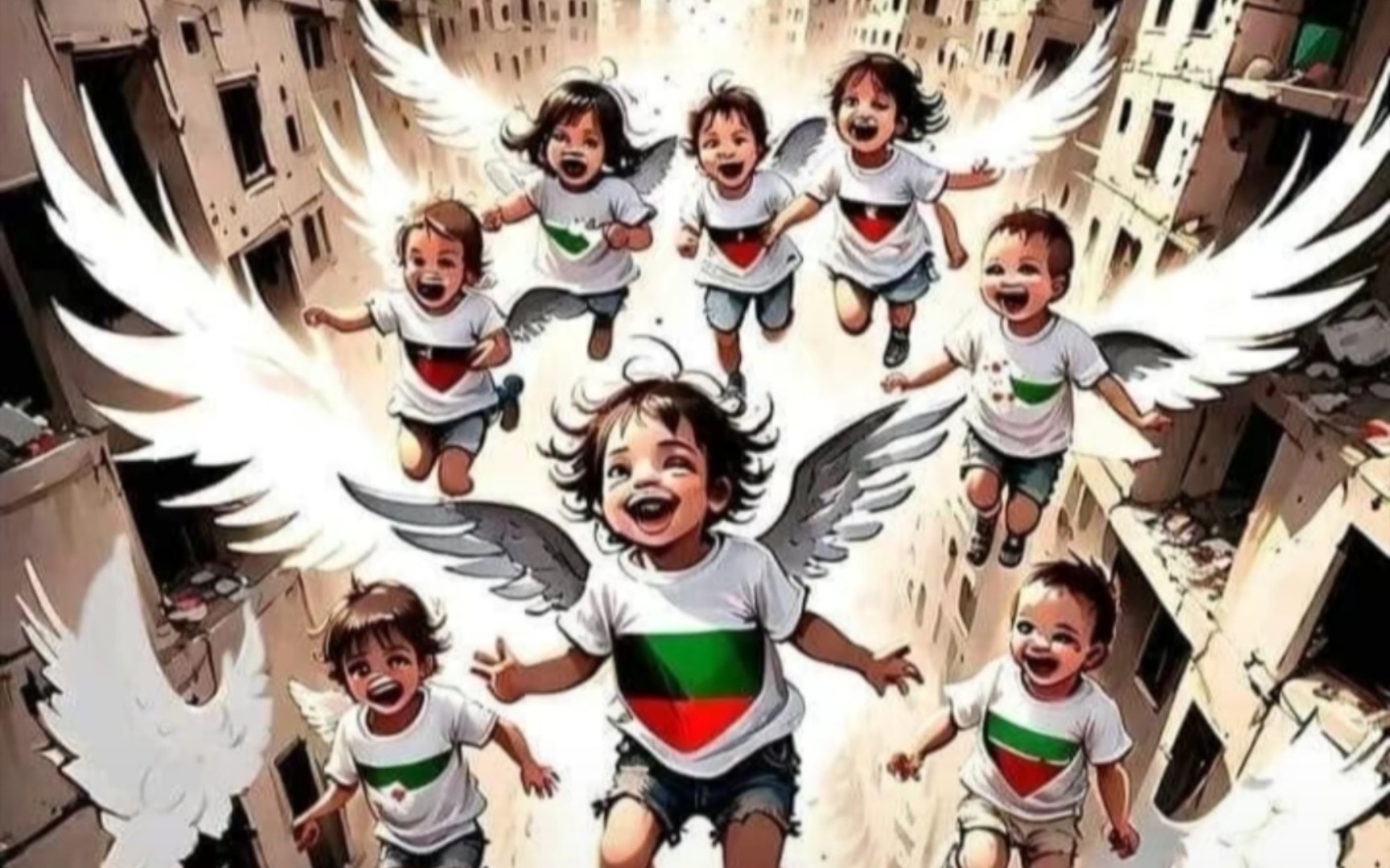 [图]【巴勒斯坦】袭击医院、学校、教堂，这不是战争是屠杀。