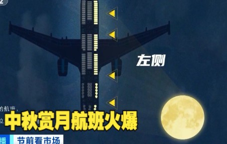 多家航空公司推出赏月航班哔哩哔哩bilibili