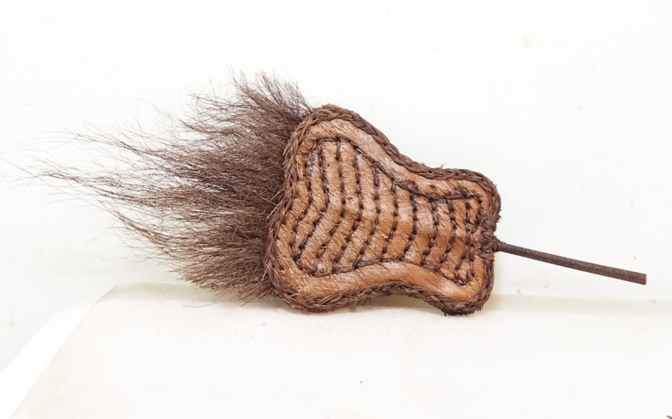 迷你版五明扇/紫竹棕编芭蕉扇