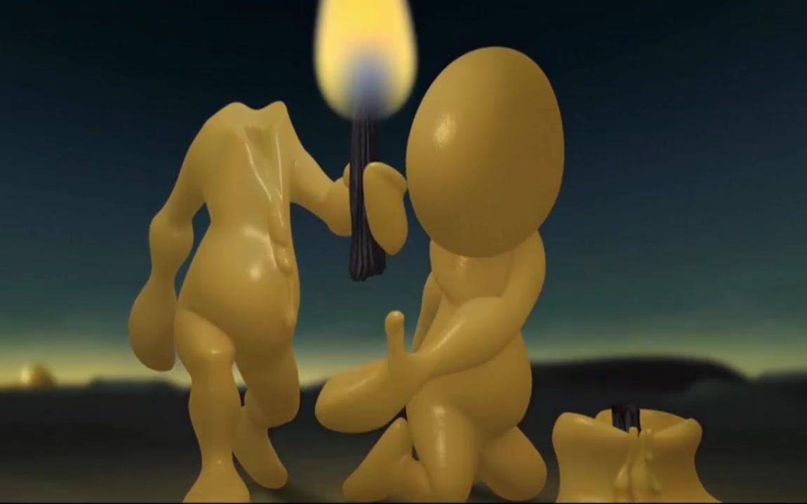 美国励志感人动画短片,lightheaded(蜡烛人),坚持会胜利!