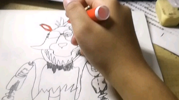 凋零霍斯绘画过程(较翻车)