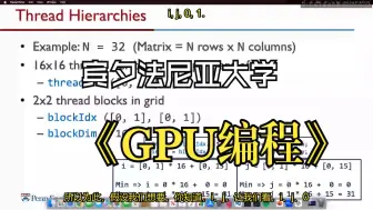 Download Video: 宾夕法尼亚大学《GPU编程和框架|upenn CIS 5650 GPU Programming and Architecture Fall 2023》中英字幕