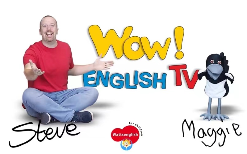 《wow english》外教真人英文教学动画400 集 steve and maggie