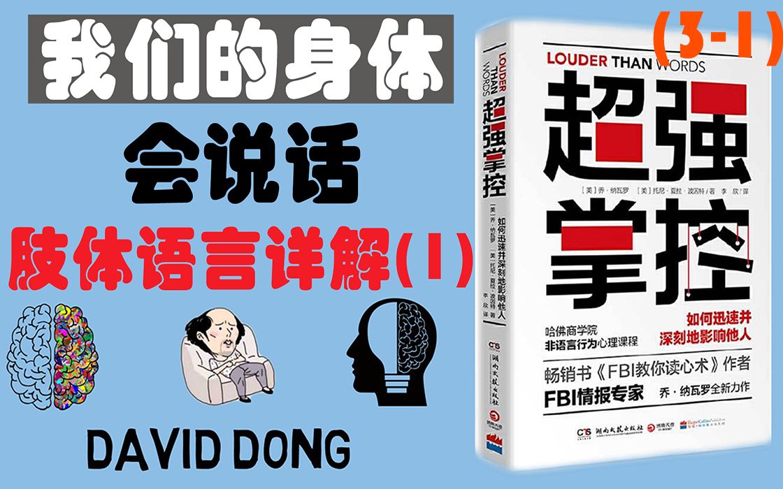 [图]【超强掌控03-01】读懂肢体语言、微表情, 了解12个非语言行为的基本词汇 让你更容易看透他人的心理 |