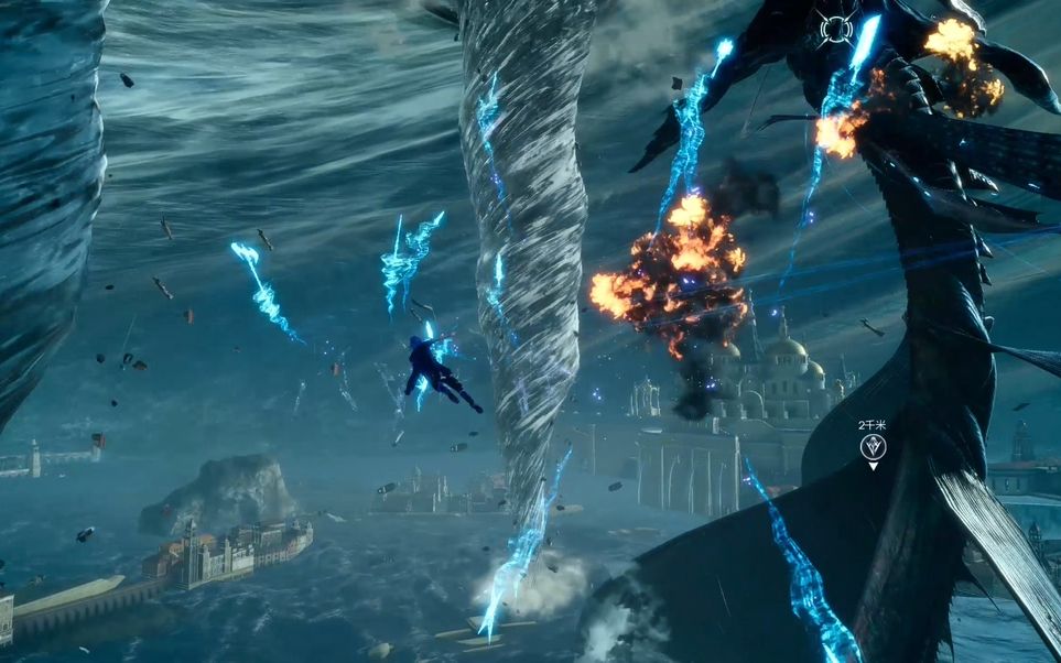 最终幻想15水之都真幻影剑vs水神一战219宽屏2k60帧